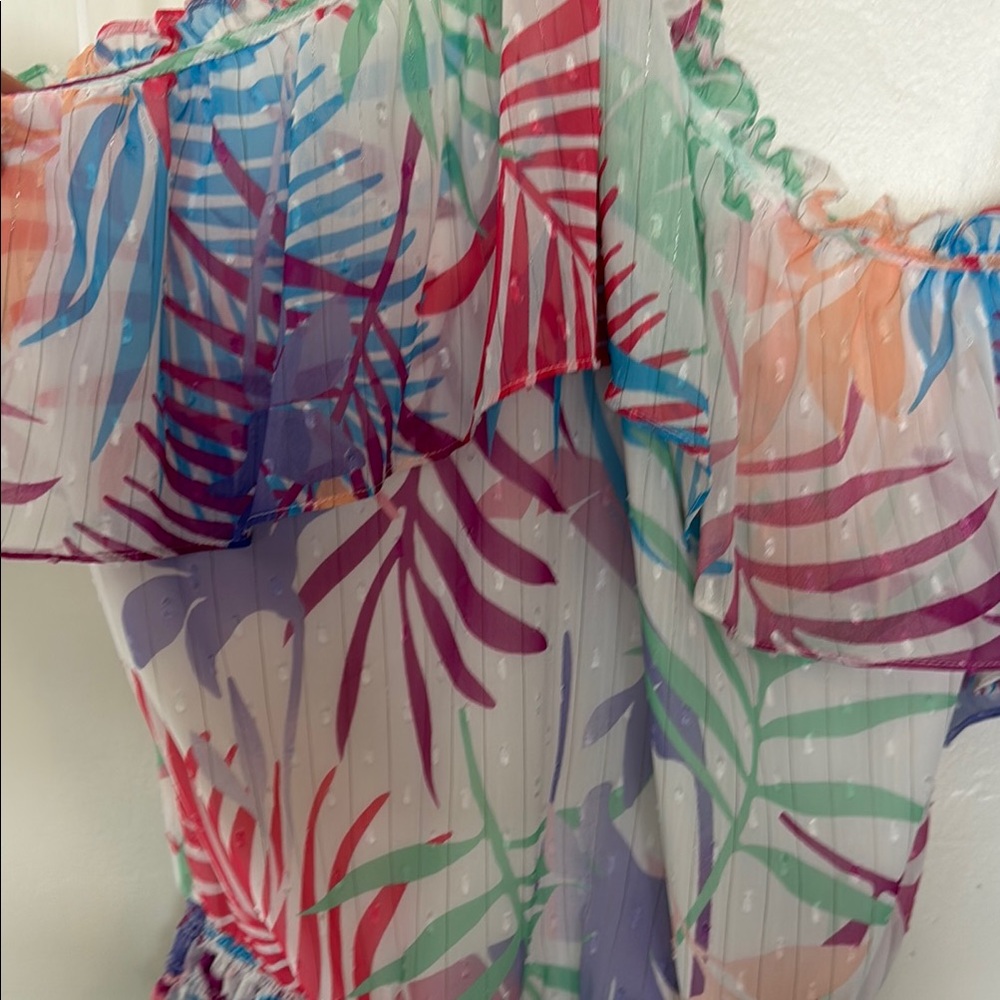 Ramy Brook Jules Printed Tropical Tank Top,  Sz  Small - Picture 5 of 10